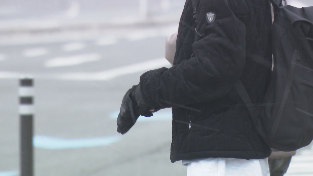 近畿今季一番の寒気　和歌山市内では吹雪