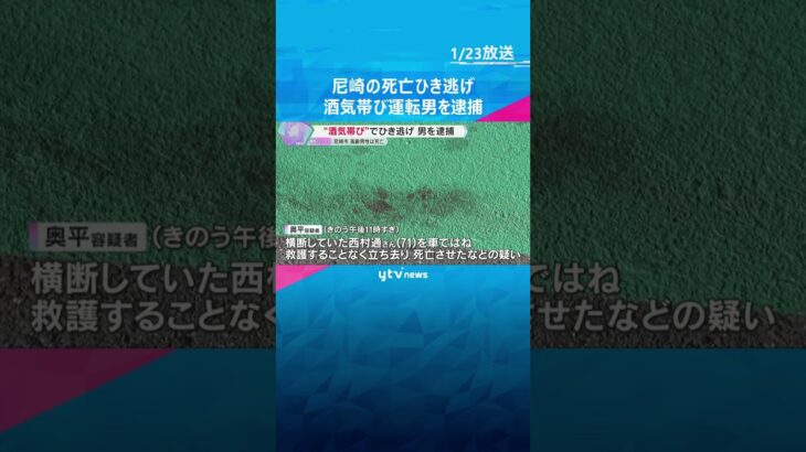 「飲酒運転であったことに間違いありません」容疑認める　50歳男を過失運転致死などの疑いで逮捕　#shorts　#読売テレビニュース