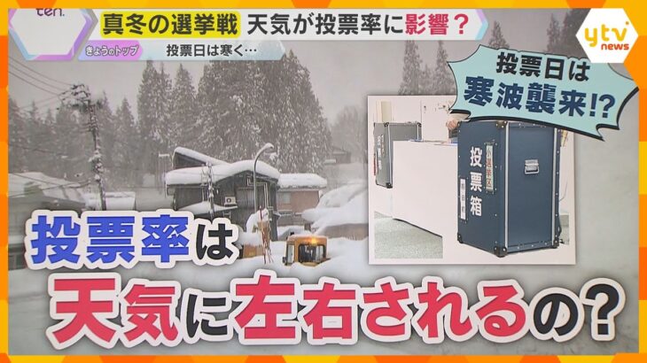 【衆院選】投票率は天気に左右されるのか…投票日に寒波襲来予想も　期日前投票も利用して貴重な1票を