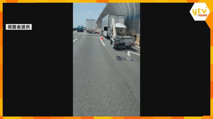 阪神高速湾岸線でトラック2台が絡む事故　トラックを運転していた59歳の男性が死亡　兵庫・芦屋市