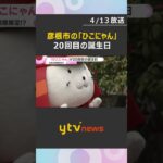 「ひこにゃん」20回目の誕生日　お酒とたばこを模したチョコレートをプレゼント　当初は期間限定!?　#shorts　#読売テレビニュース