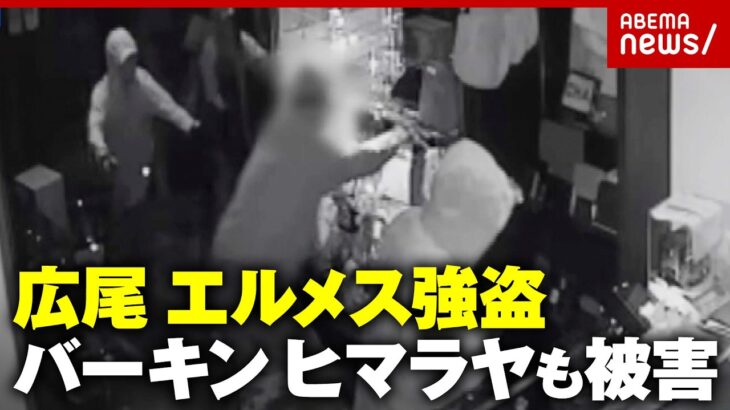 【3分の犯行】バッグの最高峰バーキン「ヒマラヤ」2000万円エルメスばかり狙われた…東京・広尾で1億2000万円強盗｜ABEMA的ニュースショー