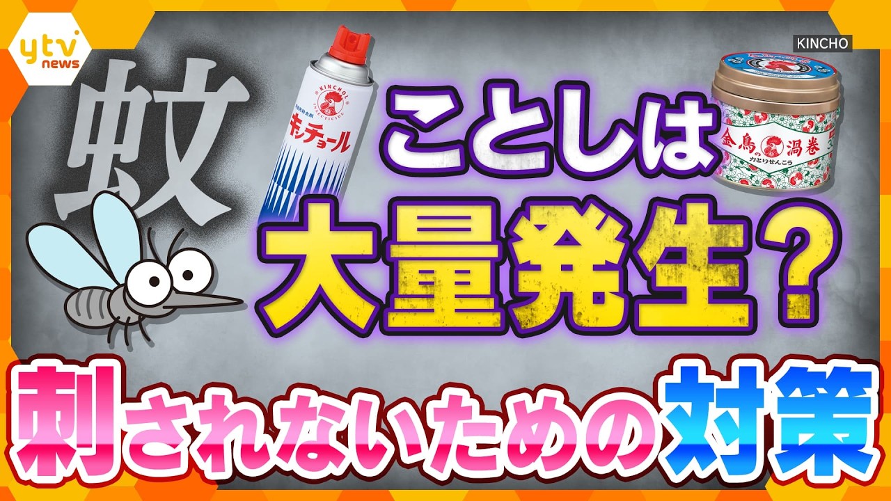 【解説】早くも発生ピーク? 夏の大敵「蚊」から身を守るには?【かんさい情報ネット ten.】