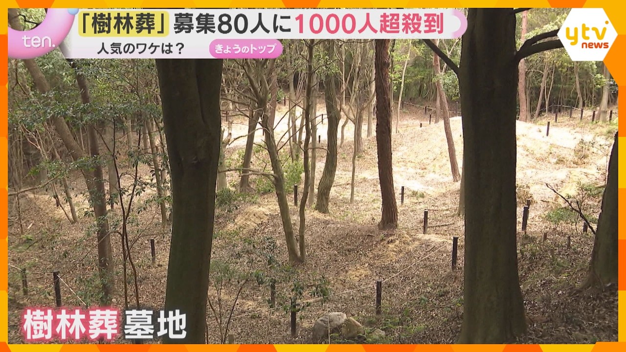 「自然に戻っていけたら」「お墓はもたないことに」神戸市の樹林葬墓地に応募10倍超…広がる『終活』