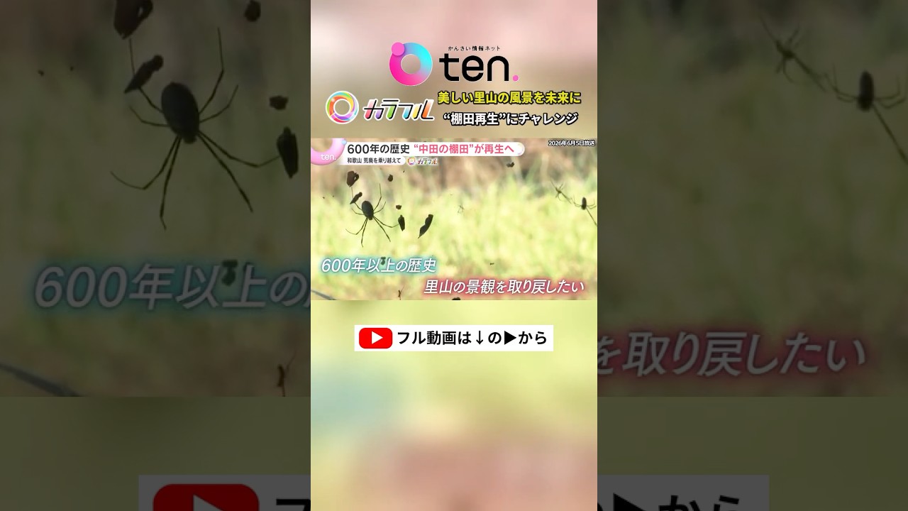 「今手をつけないと…」600年の歴史ある“中田の棚田”が再生するまでの1年間