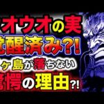 【ワンピース ネタバレ予想】四皇カイドウのウオウオの実は既に覚醒していた？鬼ヶ島が落ちない驚愕の理由とは？！(予想妄想考察)