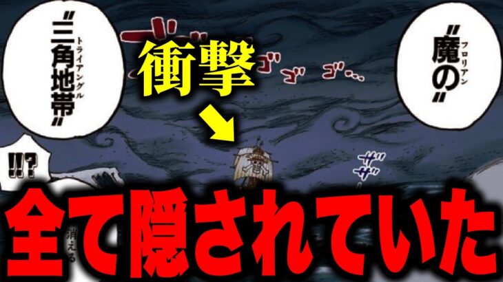 とんでもない謎が隠された「魔の三角地帯」は〇〇への入り口…!!?【ワンピース考察】