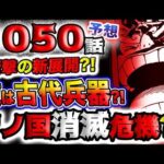 【ワンピース 最新話衝撃予想】新展開始まる？五老星の次の一手とは？敵は古代兵器か？象主が大暴れする？(予想妄想)