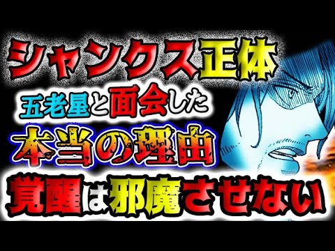 【ワンピース ネタバレ予想】シャンクスの正体とは？シャンクスは知っていた？ある海賊の正体が判明？(予想妄想)