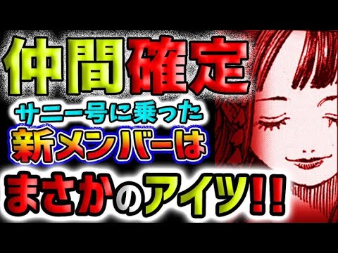 【ワンピース ネタバレ予想】仲間確定！新たにサニー号に乗ったのは誰だ？(予想妄想)