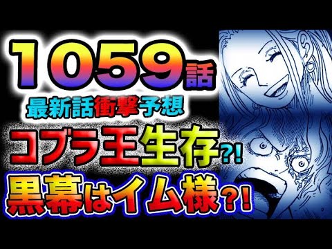 【ワンピース最新話予想】コブラ王は生きている？黒幕はイム様？ボニーはどこにいる？(予想妄想)