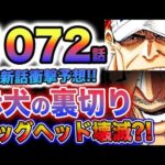 【ワンピース 1072最新話予想】海軍の目的とは？エッグヘッドは壊滅か？味方はカリブーなのか？(予想妄想)