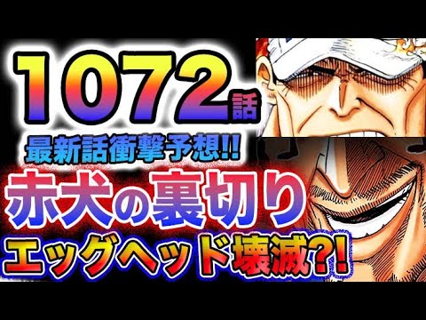 【ワンピース 1072最新話予想】海軍の目的とは？エッグヘッドは壊滅か？味方はカリブーなのか？(予想妄想)