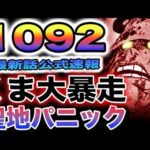 【ワンピース 1092ネタバレ速報】くまが大暴走！聖地パニック！ルフィVS黄猿！ゾロVSルッチ！(予想妄想)