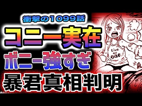 【ワンピース 最新話感想】コニーの正体が判明！ボニーは強かった！暴君になった理由が判明！世界を旅したくま！(予想妄想)