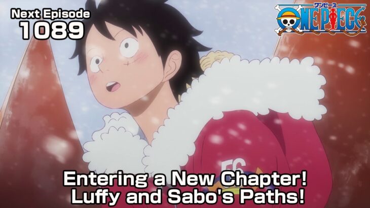 ONE PIECE episode1089 Teaser “Entering a New Chapter! Luffy and Sabo’s Paths!”