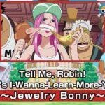 Tell Me, Robin! Chopper’s I-Wanna-Learn-More-You-Fool! 〜Jewelry Bonny〜