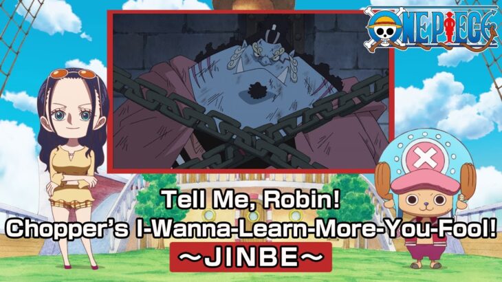 Tell Me, Robin! Chopper’s I-Wanna-Learn-More-You-Fool! 〜JINBE〜