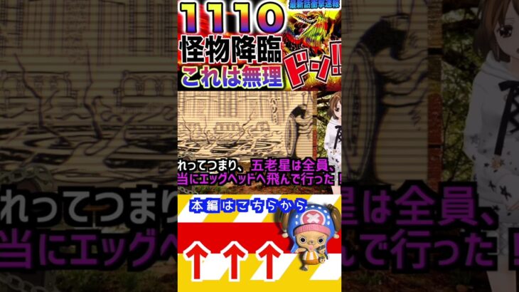 【ワンピース ネタバレ1110速報2予想】(予想妄想)#ワンピース　#ワンピースネタバレ #ONEPIECE #ワンピース最新話