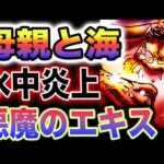 【ワンピース 1114ネタバレ最新話感想予想】マザーフレイムの正体とは？海が燃える理由とは？悪魔の実の炎なのか？(予想妄想)