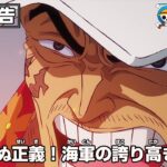 ONE PIECE 予告「揺るがぬ正義！海軍の誇り高き記録（ログ）！」