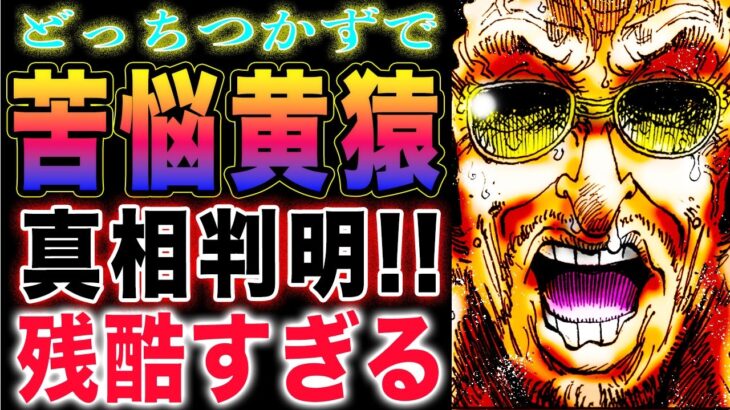 【ワンピース ネタバレ予想】黄猿の本音がやばい！黄猿は戦闘の天才！衝撃のエクストラ！(予想妄想)