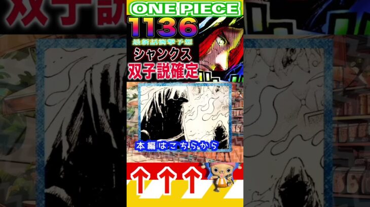 【ワンピース 】シャンクス双子説確定1(予想妄想) #ワンピース #onepiece