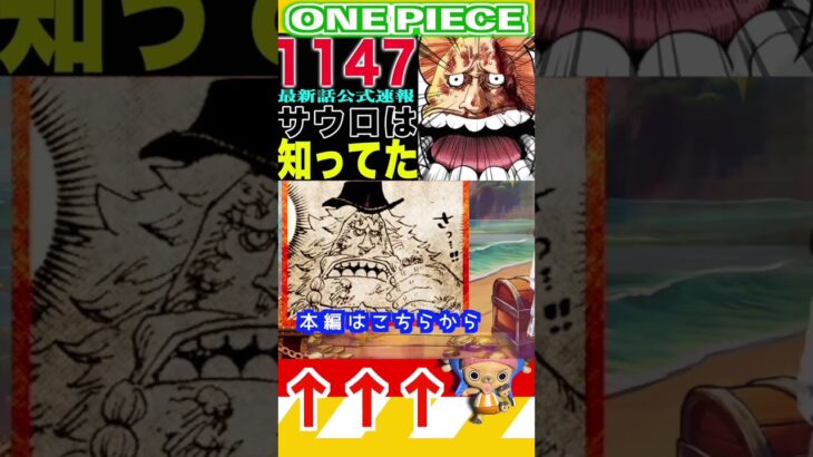 【ワンピース 1147公式速報2】(予想妄想) #ワンピース #山賊王 #onepiece #ワンピース #山賊王 #ワンピース1021