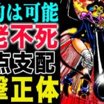 【ワンピース1150話の感想】不死身の正体が判明？寿命と不老不死！不老不死を拒否する理由！黒転支配（ドミリバーシ）の正体とは？(予想妄想)
