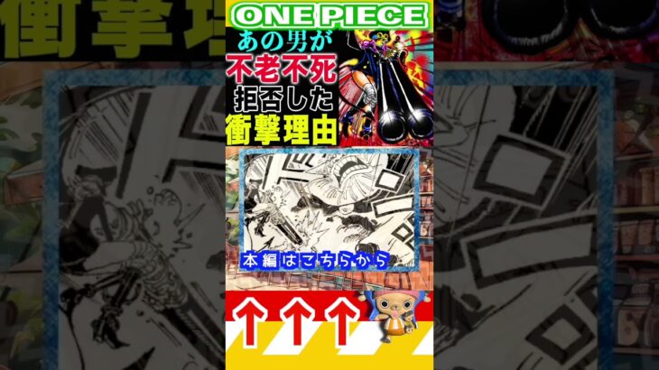 【ワンピース1150不老不死の衝撃真相 】(予想妄想) #ワンピース #山賊王 #onepiece #ワンピース #山賊王 #ワンピース1021