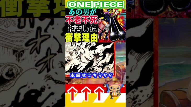 【ワンピース1150不老不死の衝撃真相2 】(予想妄想) #ワンピース #山賊王 #onepiece #ワンピース #山賊王 #ワンピース1021