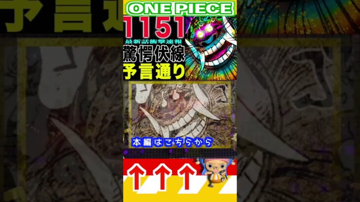 【ワンピース 1151衝撃速報2】(予想妄想) #ワンピース #山賊王 #onepiece #ワンピース #山賊王 #ワンピース1021