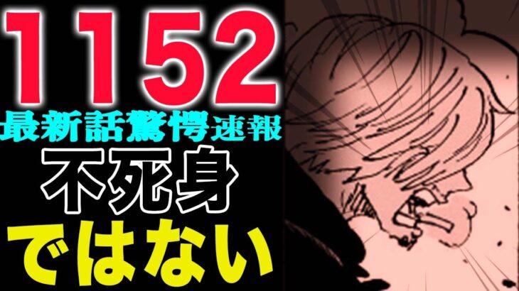 【ワンピース1152衝撃速報 】もう終わるんちゃう？覇王色の使い方！おれは？(予想妄想)