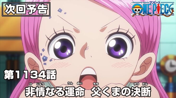 ONE PIECE 1134話予告「非情なる運命　父くまの決断」