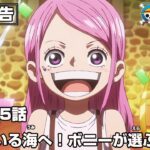 ONE PIECE 1135話予告「父のいる海へ！ボニーが選ぶ未来」