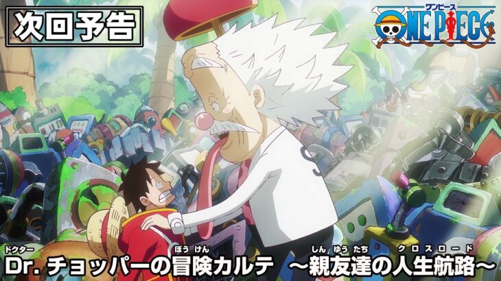 ONE PIECE 予告「Dr. チョッパーの冒険カルテ　～親友達の人生航路(クロスロード)～」