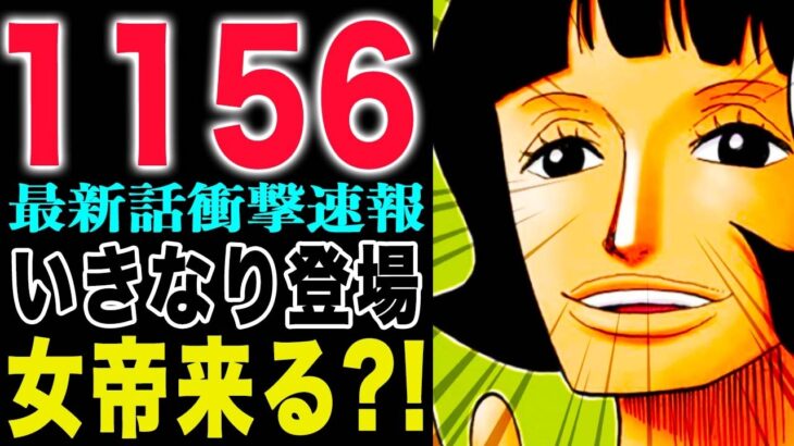 【ワンピース1156話の公式速報 】まさかの九蛇海賊団！シャッキーが登場するのか？グロリオーサか？(予想妄想)