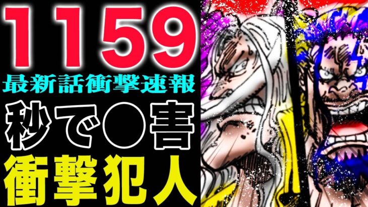 【ワンピース1159公式速報】ロックス海賊団の幹部が瞬殺された驚愕の理由！(予想妄想)
