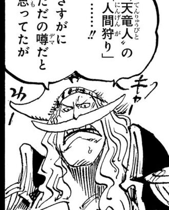 【ワンピース】白ひげ「天竜人の人間狩り…」