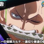ONE PIECE 予告「Dr.チョッパーの冒険カルテ　～裏切り者達の仮面武闘会(マスカレード)～」
