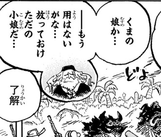 【ワンピース】くまの娘か…