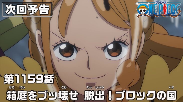 ONE PIECE 1159話予告「箱庭をブッ壊せ　脱出！ブロックの国」