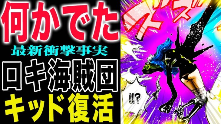 【ワンピース 】1178感想　キッド復活は近いのか？ロキ海賊団は実在した！なんか出た！(予想妄想)