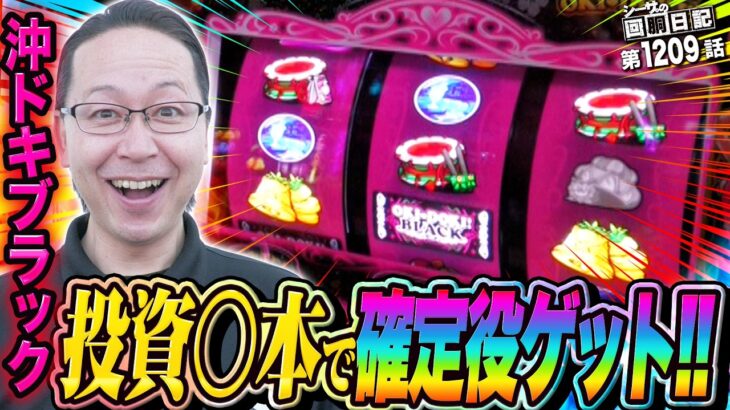 沖ドキで投資●本で確定役をゲット！からの天国ループに突入！『シーサ。の回胴日記第１２０９話』[by ARROWS-SCREEN]【パチスロ・パチンコ】【沖ドキブラック】