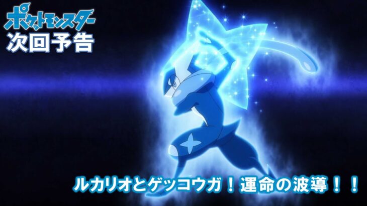 【公式】アニメ「ポケットモンスター」 4月29日（金）放送分予告 「ルカリオとゲッコウガ！運命の波導！！」