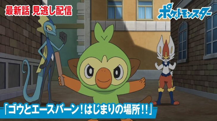 【公式】アニメ「ポケットモンスター」第127話「ゴウとエースバーン！はじまりの場所！！」（見逃し配信）