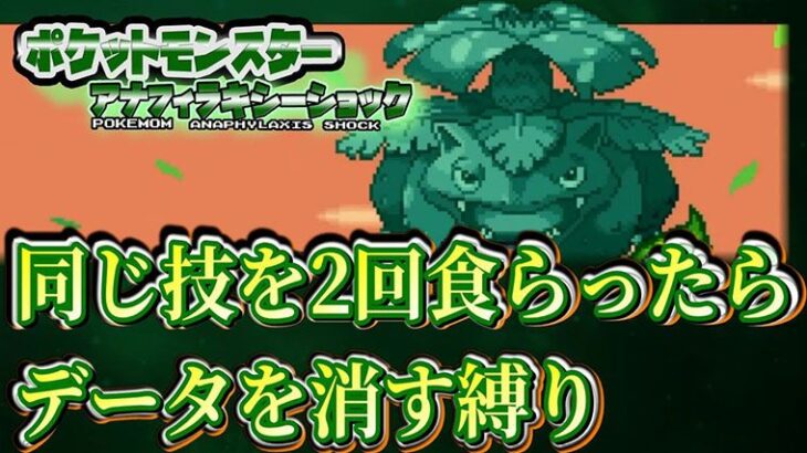 【狂気】『ポケモン』”同じ技を2回食らったらデータを消す縛りプレイ”がヤバイ【ついに完走】