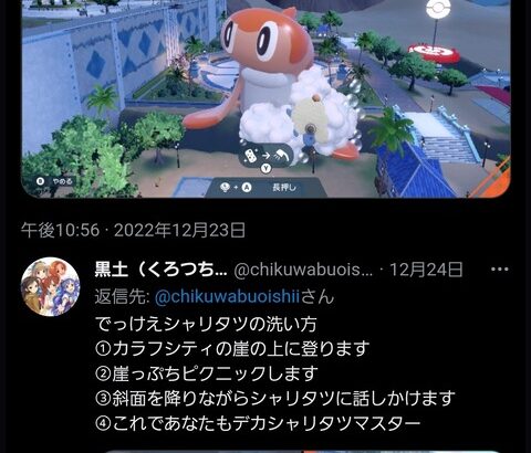 【ポケモンSV】ポケモン「巨大化バグ」