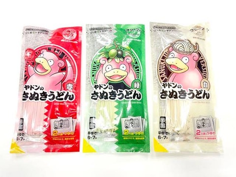 香川県「ポケモンうどん赤緑」を発売…