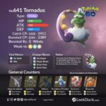 【ポケモンGO】本日18時から「トルネロス」が大量発生！【最大CP：1911/2389】